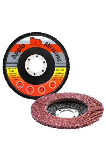 Generic Apple Abrasive Flap Disc 4.5 Inch – Grinding & Finishing Wheel for Metal, Steel, Stainless Steel