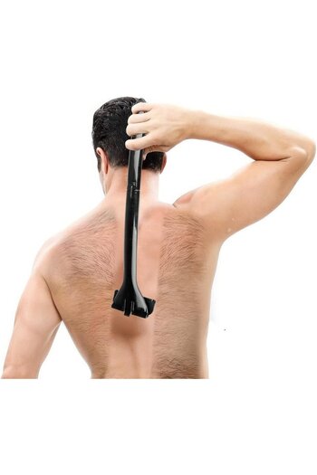 Faletony body shaver, plastic/metal, black, 27.5 x 9 cm