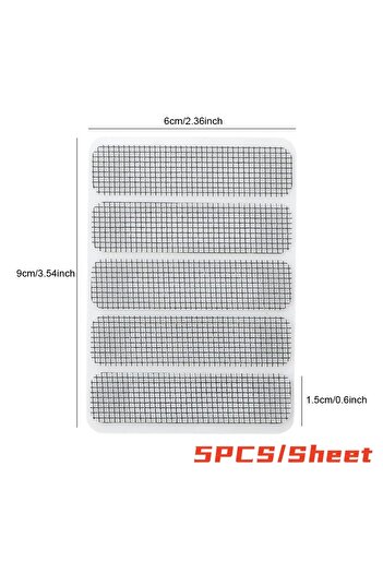 Choice3 50pcs gray 50/25/15pcs Window Screen Repair Stickers Tape Adhesive Anti Mosquito Door Mesh Patch Tap
