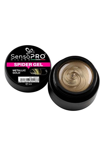 SensoPRO Milano Spider Gel Metallic Gold, 5 ml