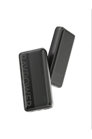 RavPower RAVPower 20W External Battery, 2 USB-C Ports and 1 USB-A Port, Smart LED Display, Stylish Design, High Performance