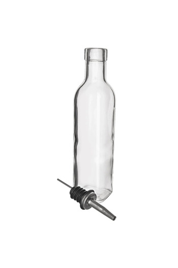 Vilde Set of glass bottles for vinegar/oil with wooden support