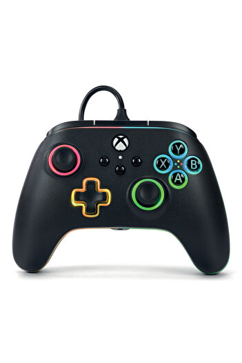 Powera Advantage Lumectra Wired Controller, Xbox Series X, S, Xbox One, PC, RGB Lighting, Black