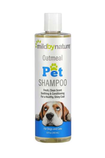 MILD BY NATURE Oatmeal Shampoo for Pets, 12 Fluid Ounces (355 ml)