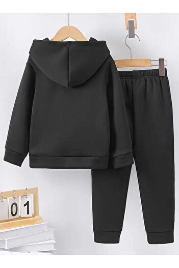 BEBEĞİME ÇORAP Hooded Children's Tracksuit Set Unisex