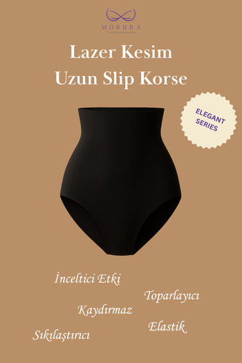 Morbra Sticky İnvisible Underwear Solutions Laser Cut Long Slip Corset