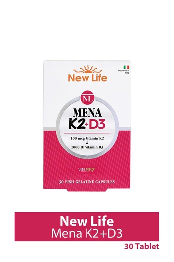 New Life Mena K2+D3 30 Capsules