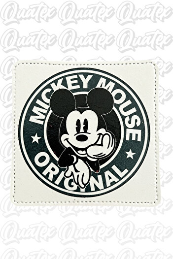 QUATEX Mouse Designed Velcro Leather Patch
