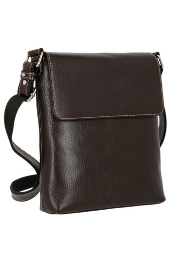 Magazinul de genti Men's wallet made of soft natural leather, model 055, Matte brown
