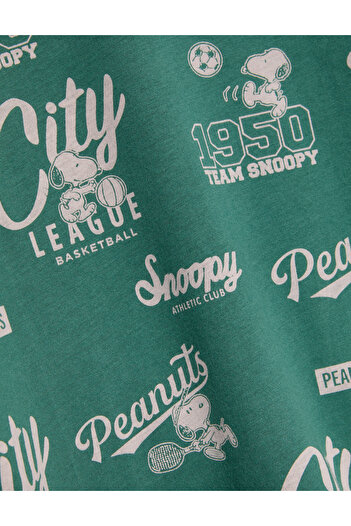 Marks & Spencer Saf Pamuk Snoopy Baskılı Pijama Takımı (6–16 Yaş)