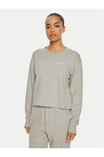 Calvin Klein Women's Pajama top 000QS7273E Gray