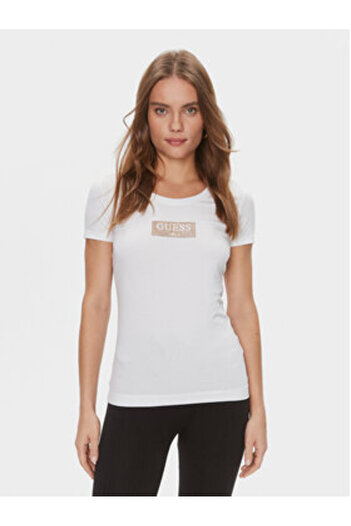 Guess Tricou damă alb W4RI33J1314