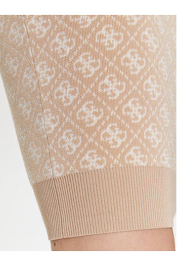Guess Rochie tricotată bej pentru femei W3YK39Z37K0
