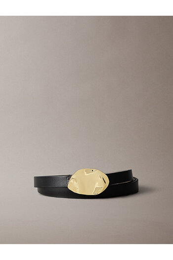 Calvin Klein Women's Stone Lock Slouchy Belt