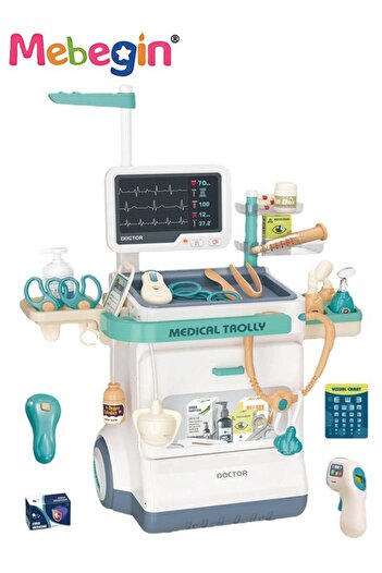 N2Y MEBEGIN Doctor Set for Kids, Medical Station Playset with 26 Pieces