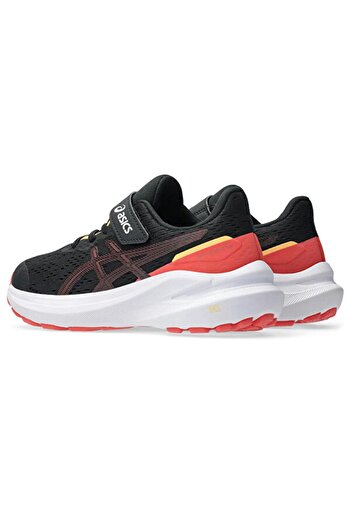 Asics 1014A344 Gt-1000 13 Ps Koşu Siyah-Kırmızı Çocuk Spor Ayakkabı