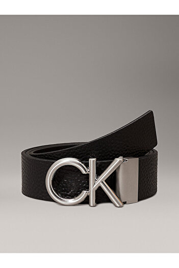 Calvin Klein Men's Logo Leather Belt
