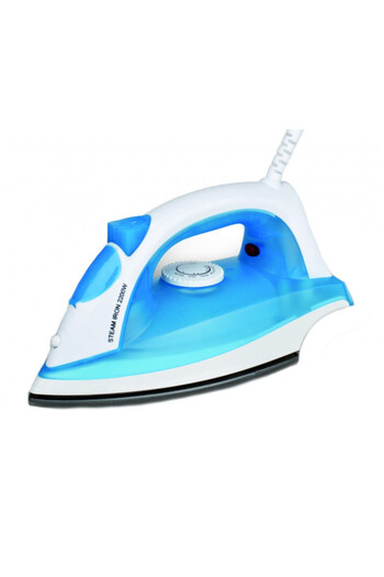 rosberg Iron R51050AT, 2200W, Teflon plate, Temperature regulator, Steam function, Blue/white