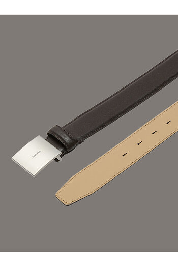 Calvin Klein Men's Plaque Buckle 35mm Belt