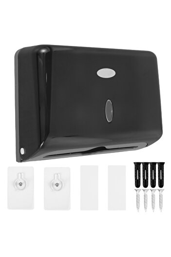 Choice black Wall Mount Paper Towel Box Universal Hotel Toilet Commercial Tissue Dispensers Punch-free Mult