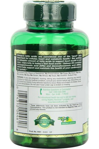 Nature's Bounty Salmon Oil, 1000 Mg