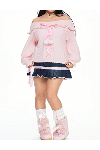 SHEIN Romwe sweater, pink