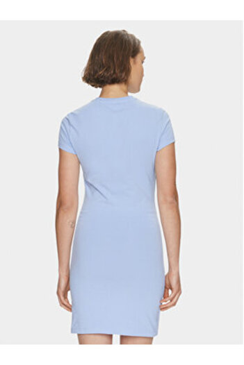 Tommy Jeans Rochie de vară pentru femei DW0DW17926 Albastră