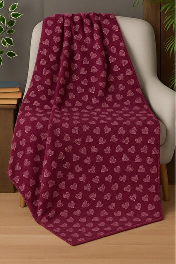 Mulberry Patterned Fleece Blanket Double Size 195X215 cm