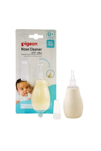 Pigeon Nose Cleaner Aspirador Nasal (1 Piece, White and Cream)