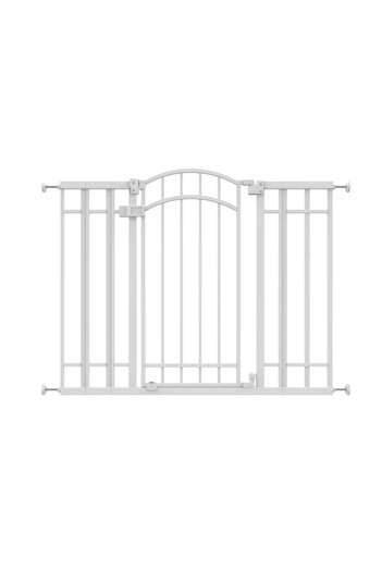 Ingenuity Summer by - Doorway 48W Auto-Close Gate, White, Ages 6–24 Months