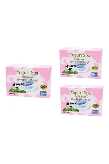 YOKO Pack Of 3 Pieces Yogurt Spa Milk Soap 90grams