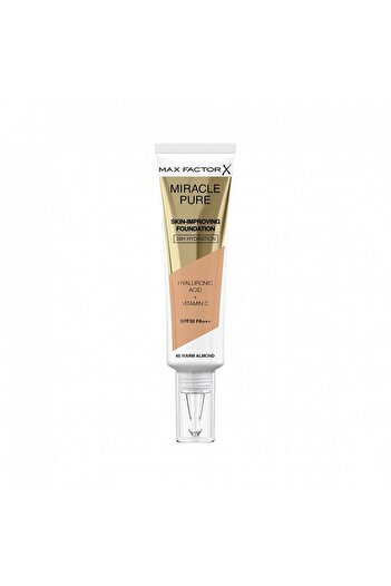 Max Factor , Miracle Pure Foundation - 45 Warm Almond