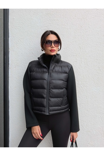ESRAHELVACI Fabric Sleeve Zippered Inflatable Jacket