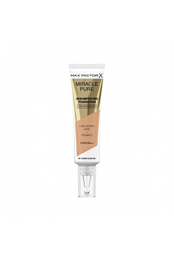 Max Factor , Miracle Pure Foundation - 45 Warm Almond