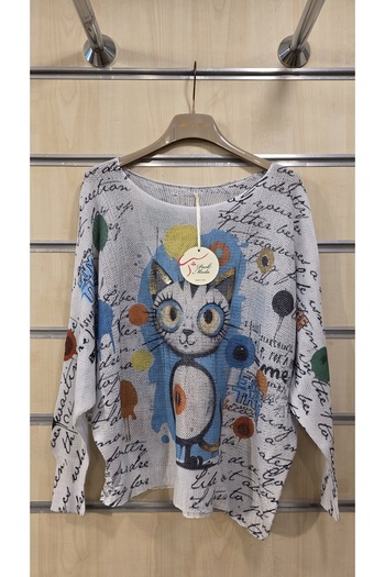 Park Moda Μοτίβο ψηφιακής εκτύπωσης ιταλικής μπλούζας Mercerized
