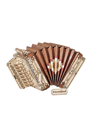 Rolife 3D Puzzle Accordion, 156 pieces, Wood,