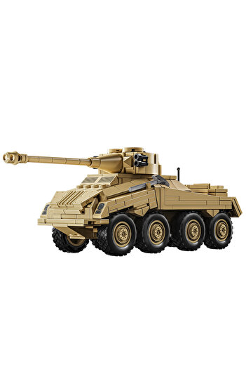 Choice 426 قطعة من مكعبات بناء نموذج مركبة مدرعة ثقيلة Sd.Kfz.234 من جنود الجيش العسكري في الحرب العالمية الثانية