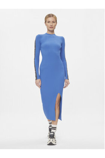 Tommy Jeans Rochie tricotată pentru femei DW0DW17415 Albastră