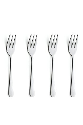 Amefa 4 Cake Fork on Hanging Card Austin Silver