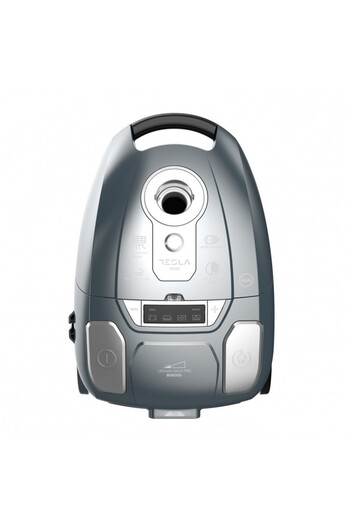 TESLA Vacuum cleaner with bag BG600G, 700W, 3 liters, HEPA washable filter, 61 dB, Gray
