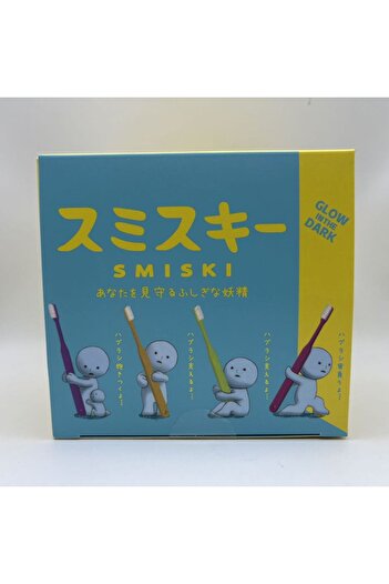 Choice Whole box 4 pcs Smiski Toothbrush Standing Night Light Ornament Pen Holder Storage Cute Corner Jun