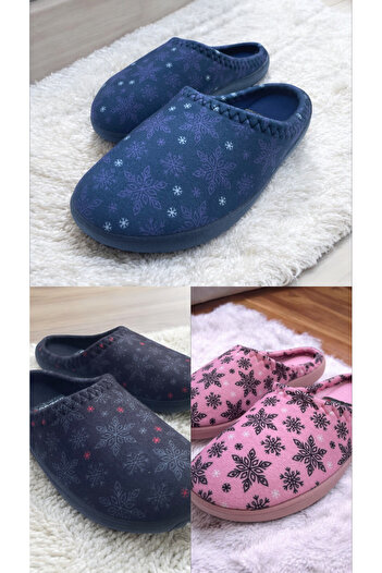 GEZER Women's Home Carpet Slippers. Guest Slippers Soft Sole Set of 3. Set of 3 Winter Home Slippers