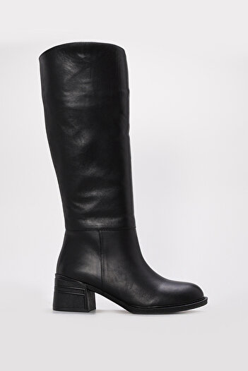 FAST STEP Genuine Leather and Fur Women's Classic Boots 262Yza3510