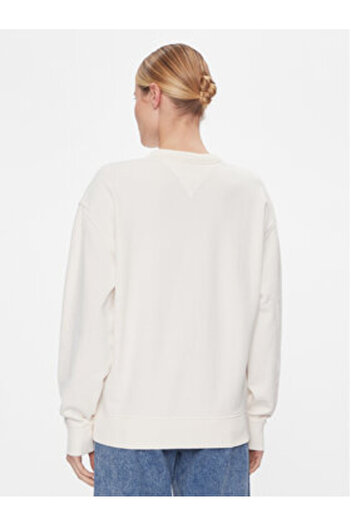 Tommy Jeans Women's Sweatshirt DW0DW17339 White