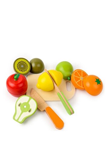 Generic 8 Pieces Fun Fruit Cutting Kitchen Toy