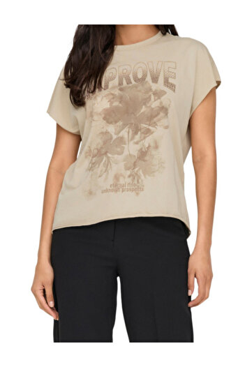 ONLY T-shirt, cream