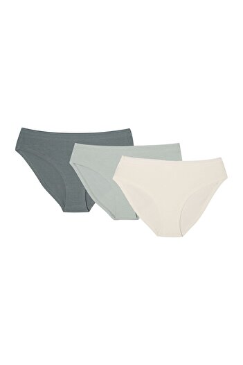Henderson Women's Classic Panties 3-Pack Briefs Cotton & Elastane Breathable Comfortable | Nansu