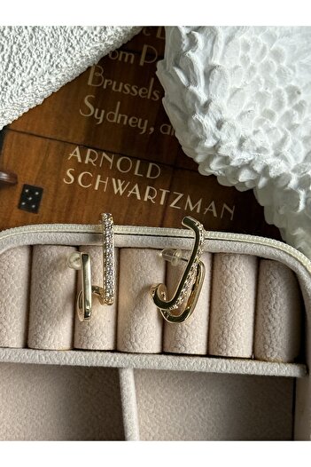 Rossetto Atelier Gold Couple Look Earrings