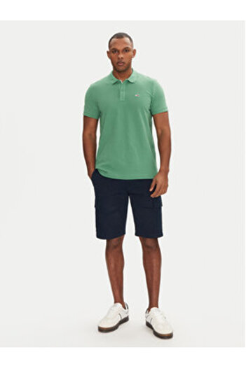 Tommy Jeans Mens Polo DM0DM20676 Green