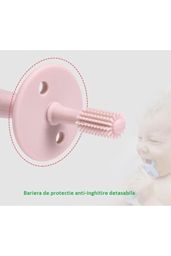 FİL Periuta De Dinti Din Silicon Pentru Bebelusi Flippy Fara Bpa 360 Grade